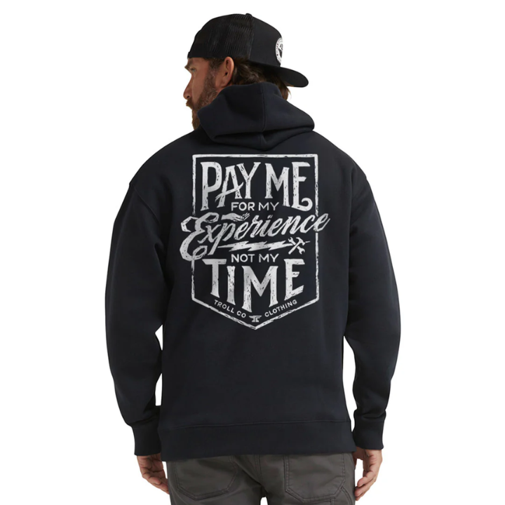 HOODY PAY ME - BLK
